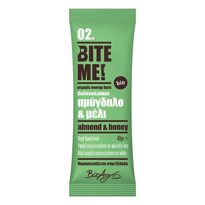 Organski proteinski bar sa medom 40g