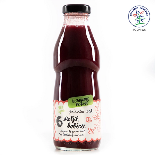 Organski sok 6 divljih bobica 500 ml