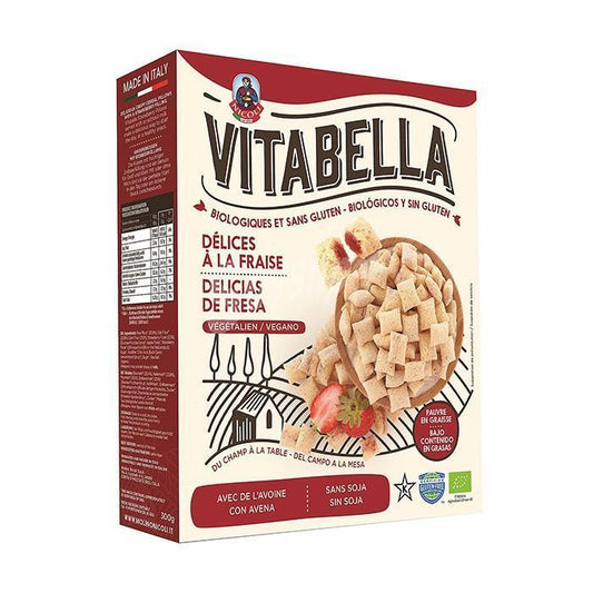 Organske cerealije sa jagodom bez glutena Vitabella 300g