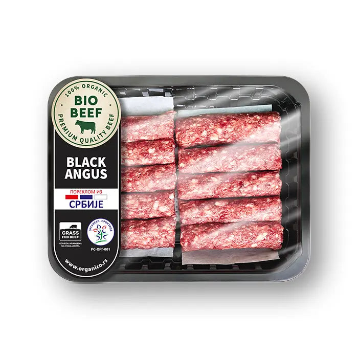 Organski juneći ćevapi Black Angus 1kg