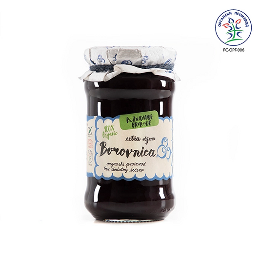 Organski džem Borovnica 340g