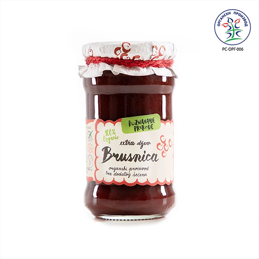 Organski džem Brusnica 340g