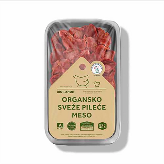 Organska pileća jetra sa srcem 1kg