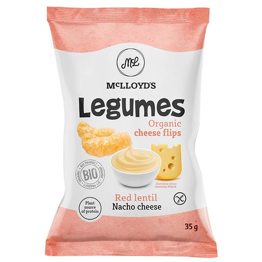 Organski flips od crvenog sočiva sa sirom bez glutena 35g
