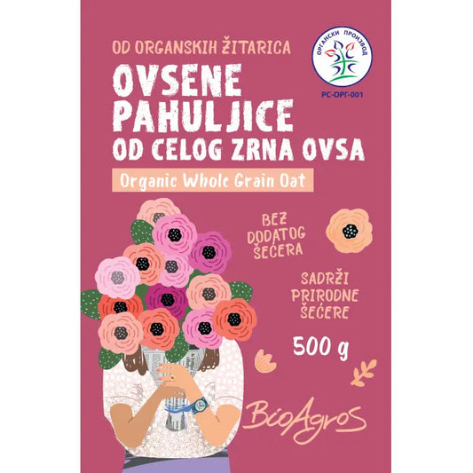 Organske ovsene pahuljice 500g