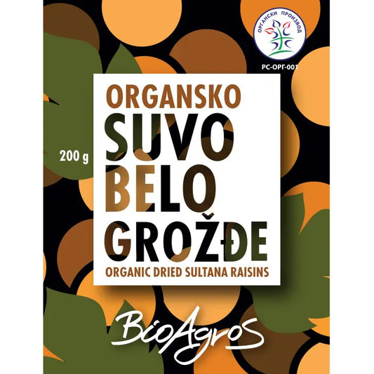 Organsko suvo belo grožđe 200g